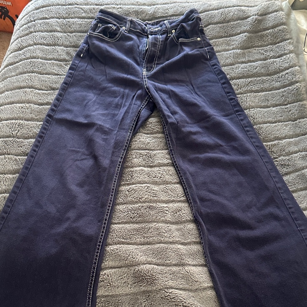H&M Dark Blue Flare Jeans